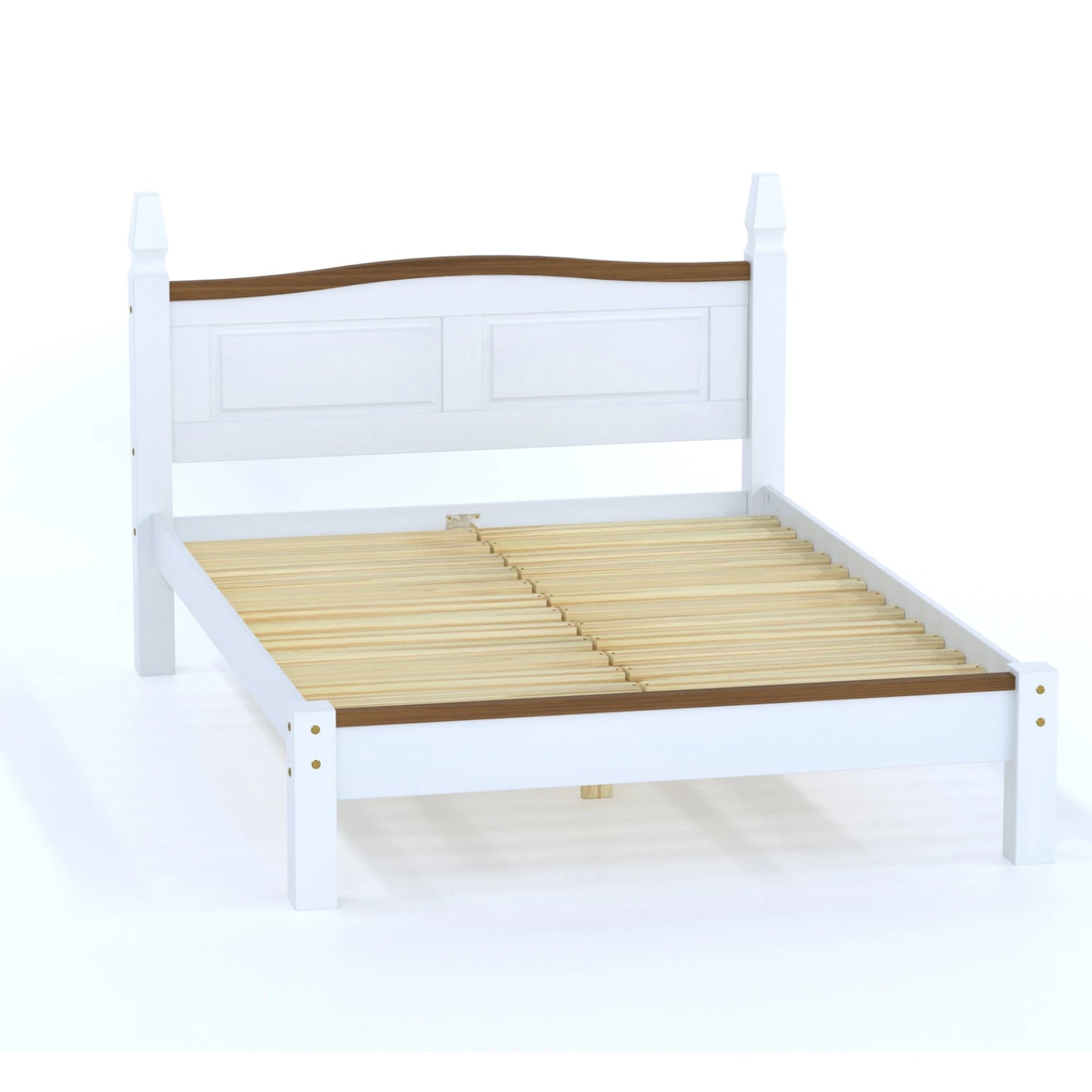 Cama 2 plazas línea Naturale - Miel
