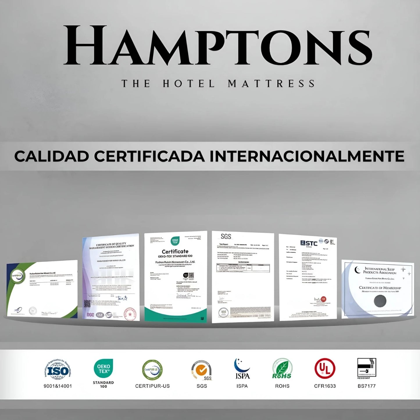 Colchón 2 plazas THM Hybrid Cobalt