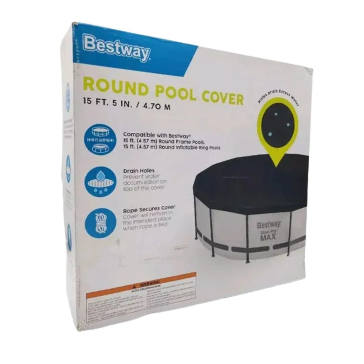 Funda Cobertor Lona Para Piscina Estructural 3.05 Bestway