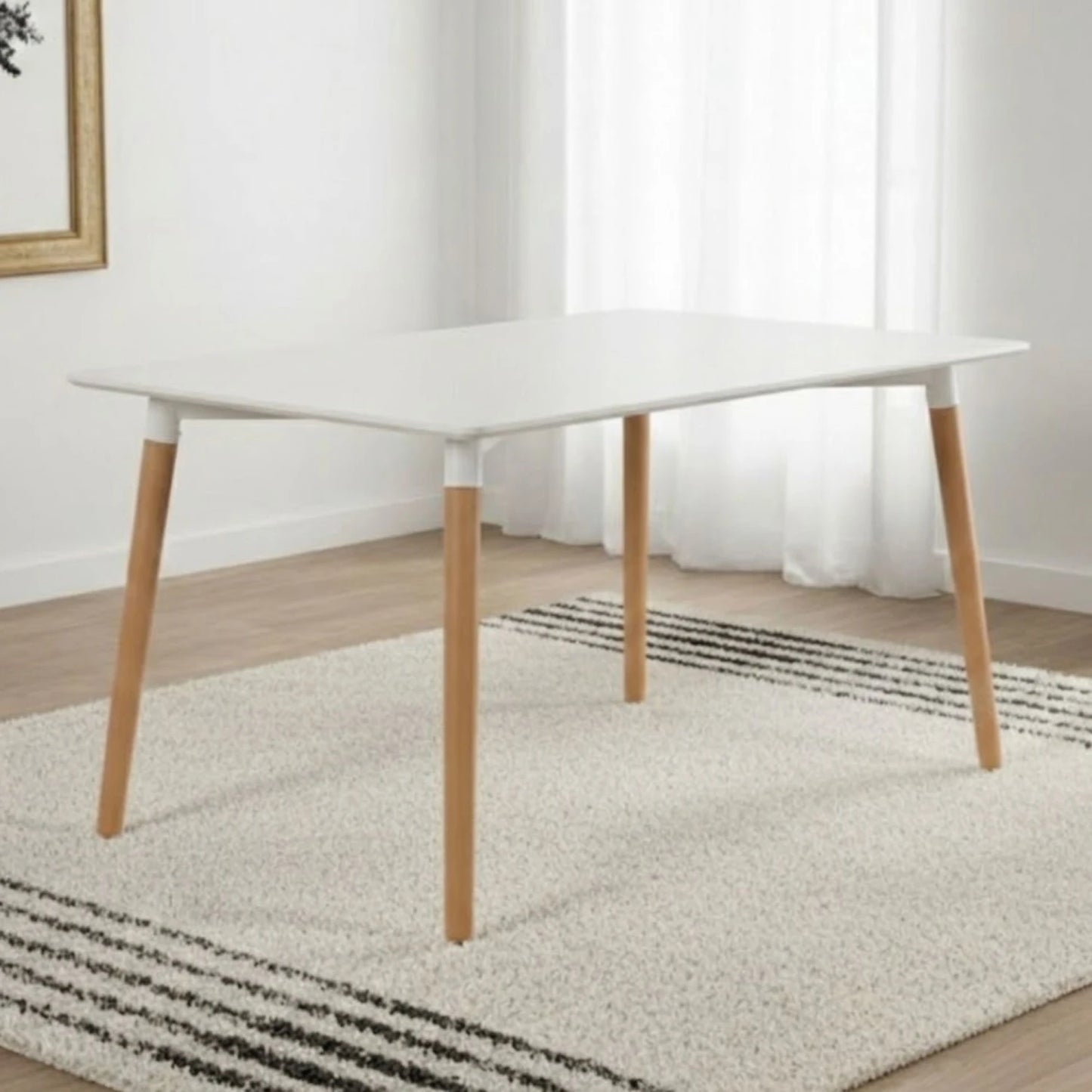 Mesa Eames Rectangular - Negro