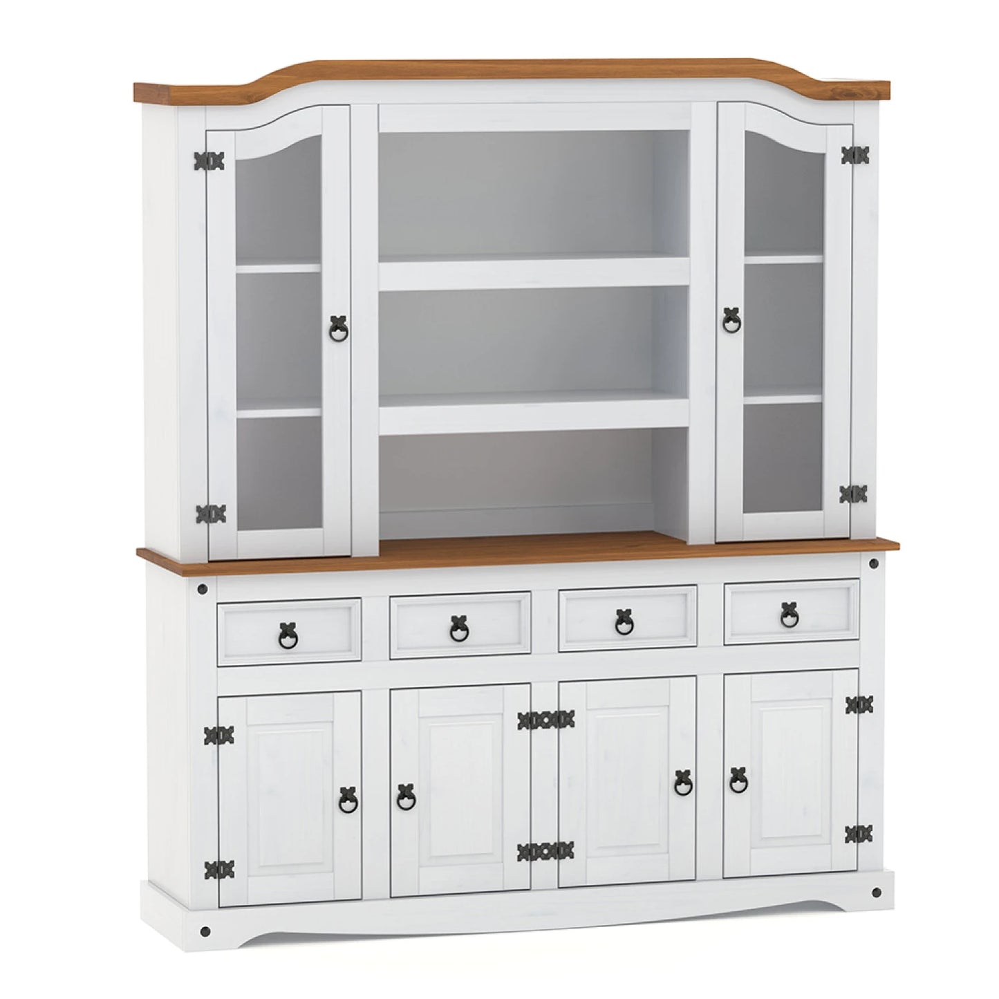 Modular Cristalero 6P4C Línea Naturale - Roble