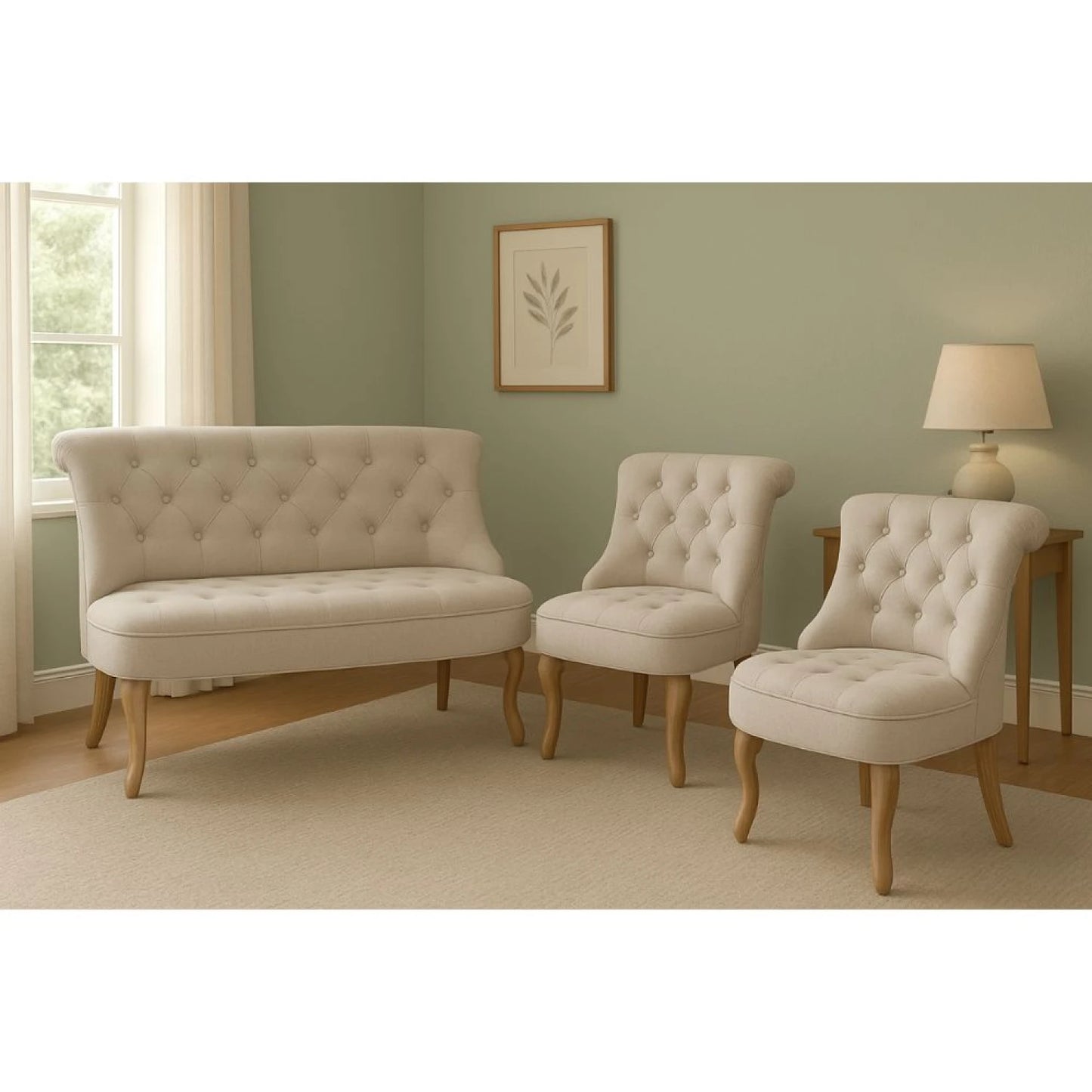 Sillon 2 cuerpos Luis XV