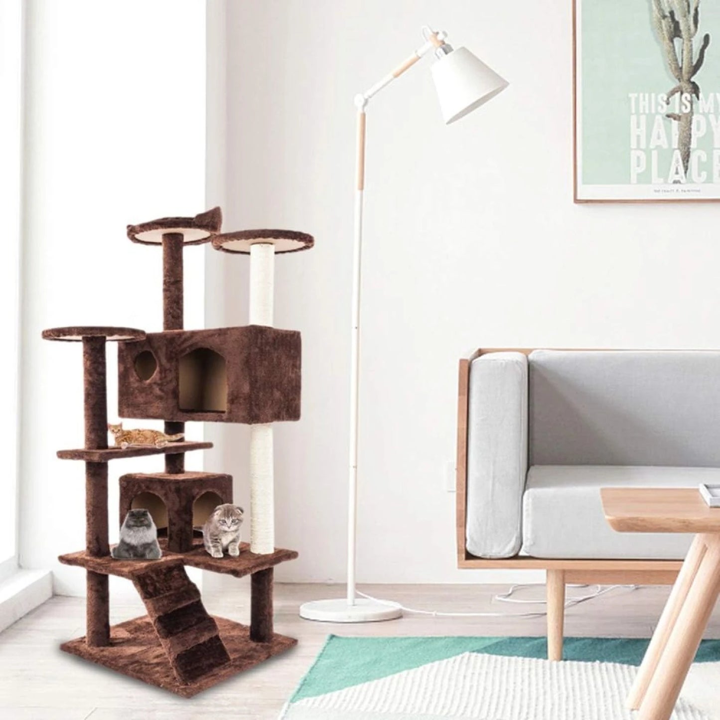 Torre para gatos 5 pisos