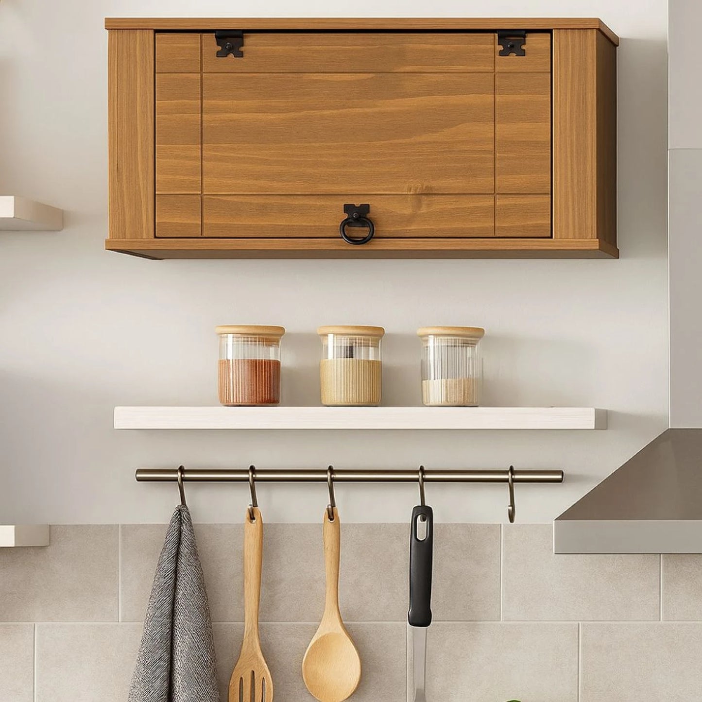 Aereo De Cocina Puerta Basculante - ROBLE