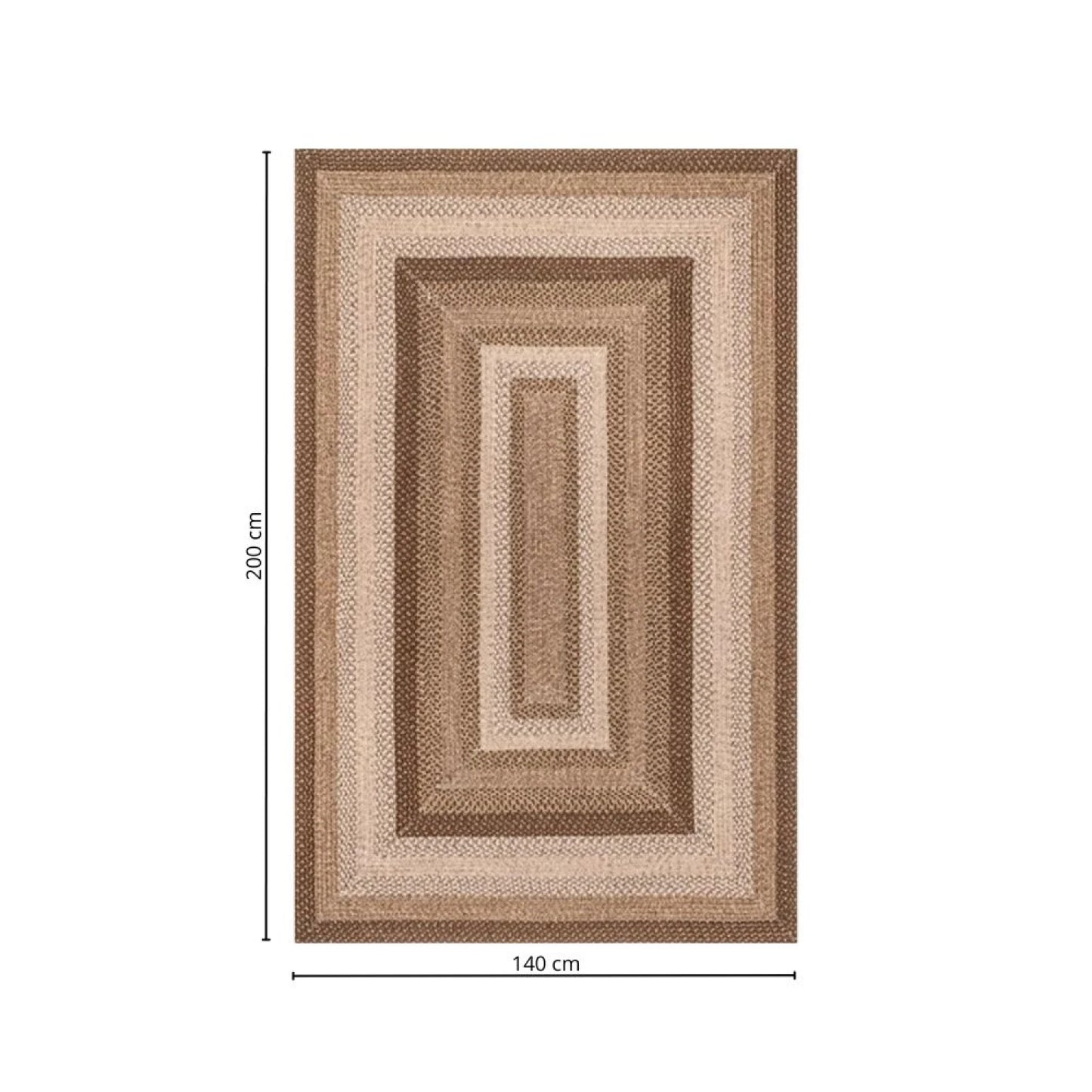 Alfombra exterior/interior 140x200 cm