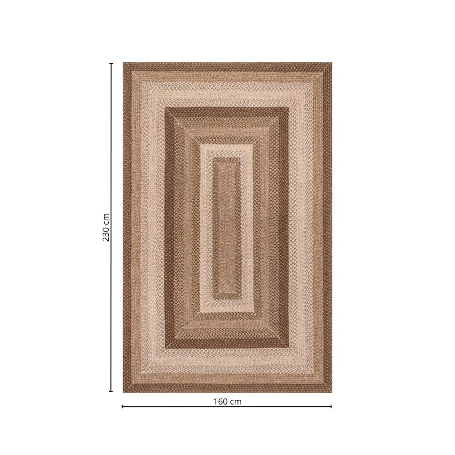 Alfombra exterior/interior 160x230 cm