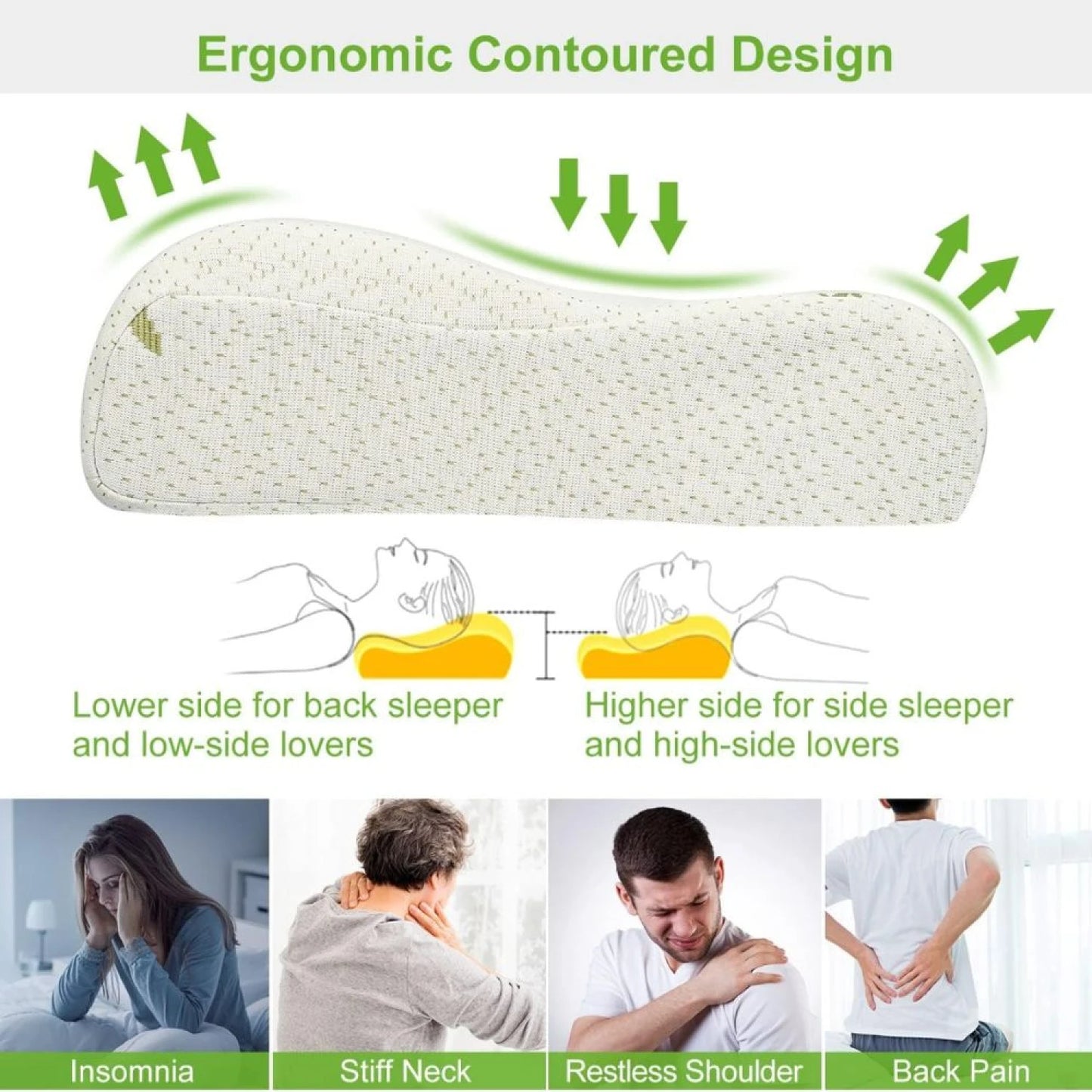Almohada Bamboo Pillow Cervical
