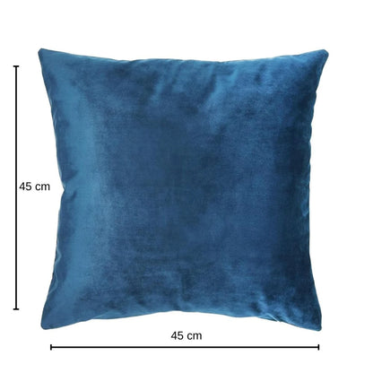Almohadon Velvet 45x45 Azul