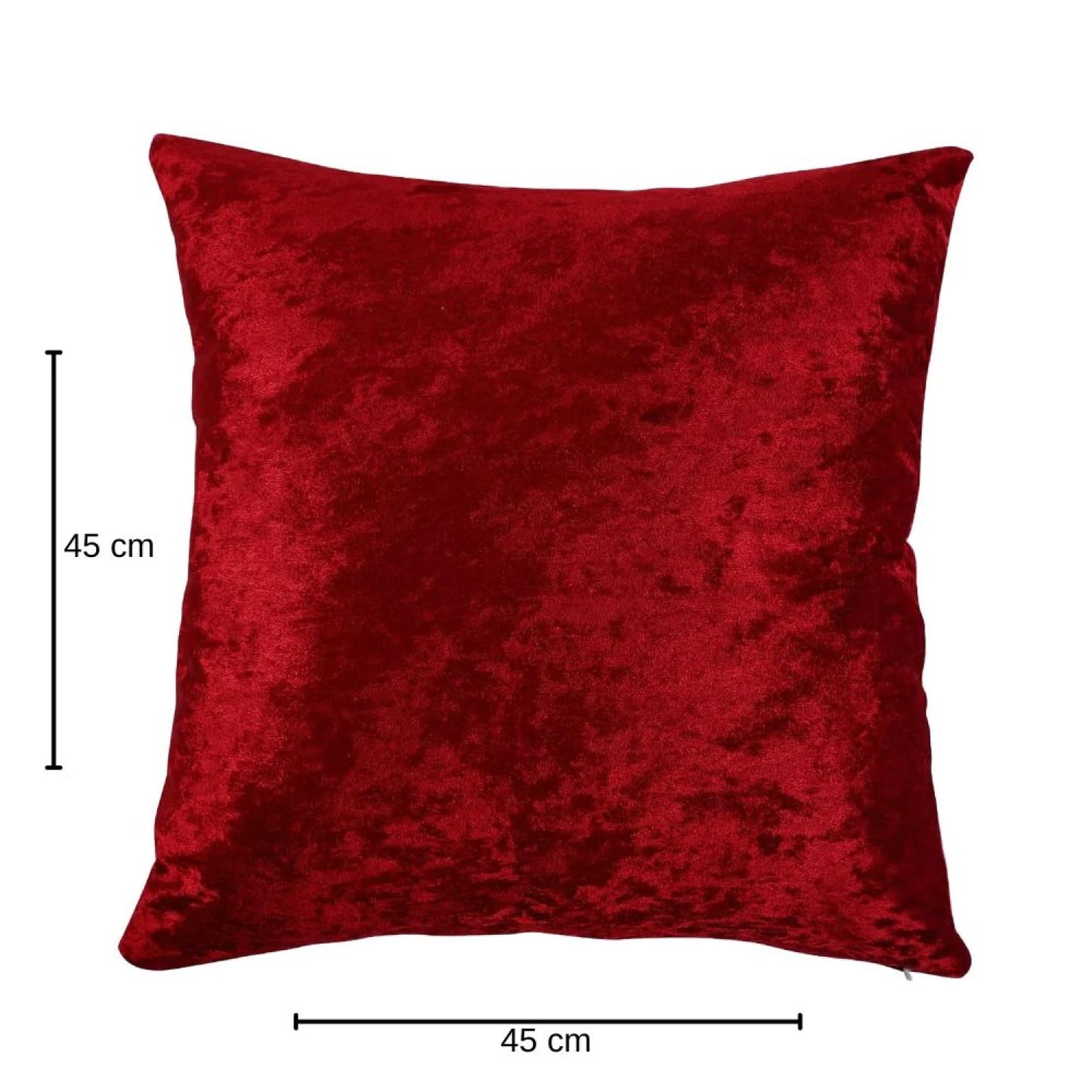 Almohadon Velvet 45x45 Rojo