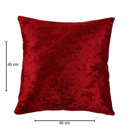 Almohadon Velvet 45x45 Rojo