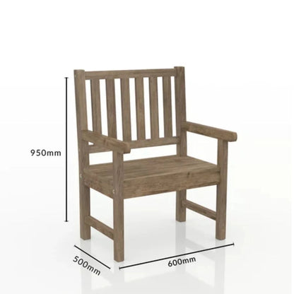 Banco de jardin 1 cuerpo Linea Naturale