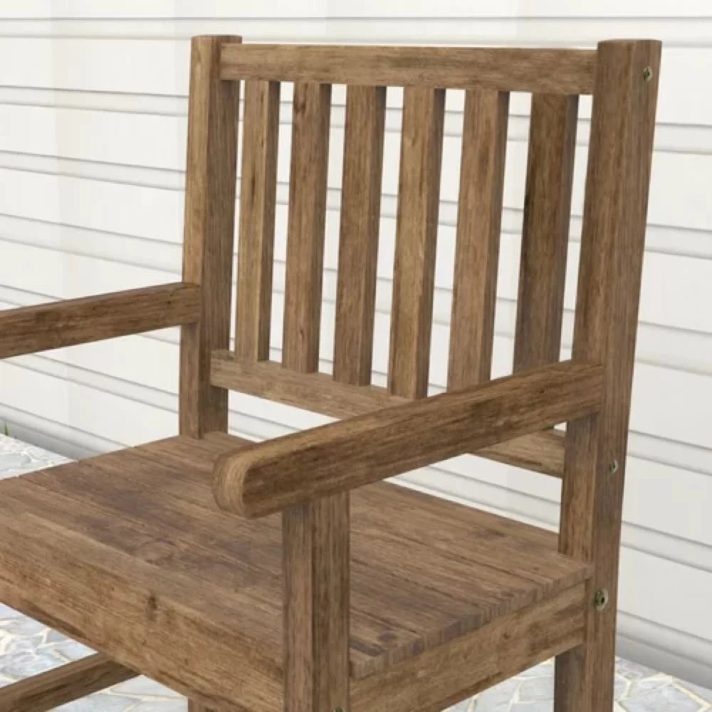 Banco de jardin 1 cuerpo Linea Naturale