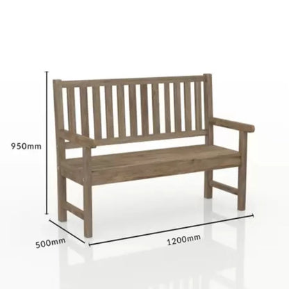 Banco de jardin 2 cuerpos Linea Naturale