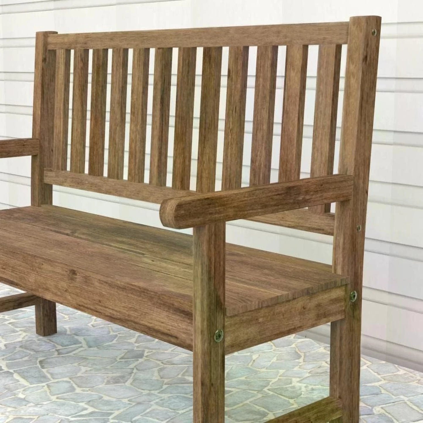 Banco de jardin 2 cuerpos Linea Naturale