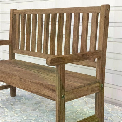 Banco de jardin 2 cuerpos Linea Naturale