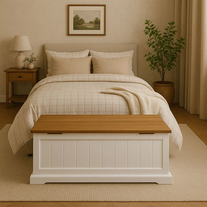 Baul Pie de Cama Línea Naturale - Roble