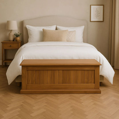 Baul Pie de Cama Línea Naturale - Roble