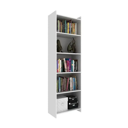 Biblioteca 5 estantes - Blanco