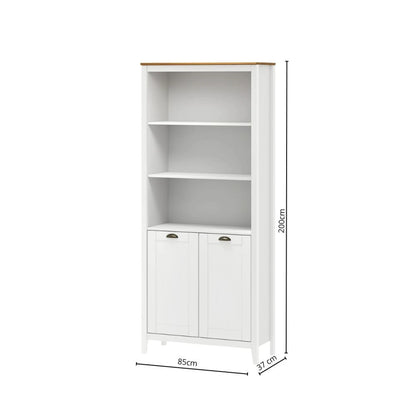 Biblioteca con puertas Linea Rivery