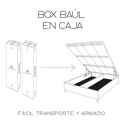 Box Baúl Sommier King THM Smartbox - Gris
