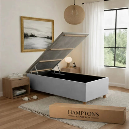 Box Baúl Sommier Plaza y Media THM Smartbox - Negro
