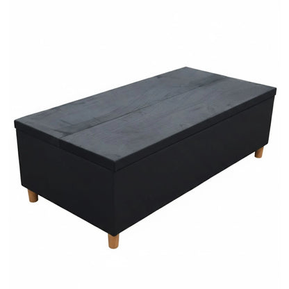 Box Baúl Sommier Plaza y Media THM Smartbox - Negro