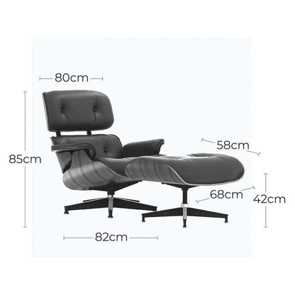 Butaca diseño Eames Lounge Beige