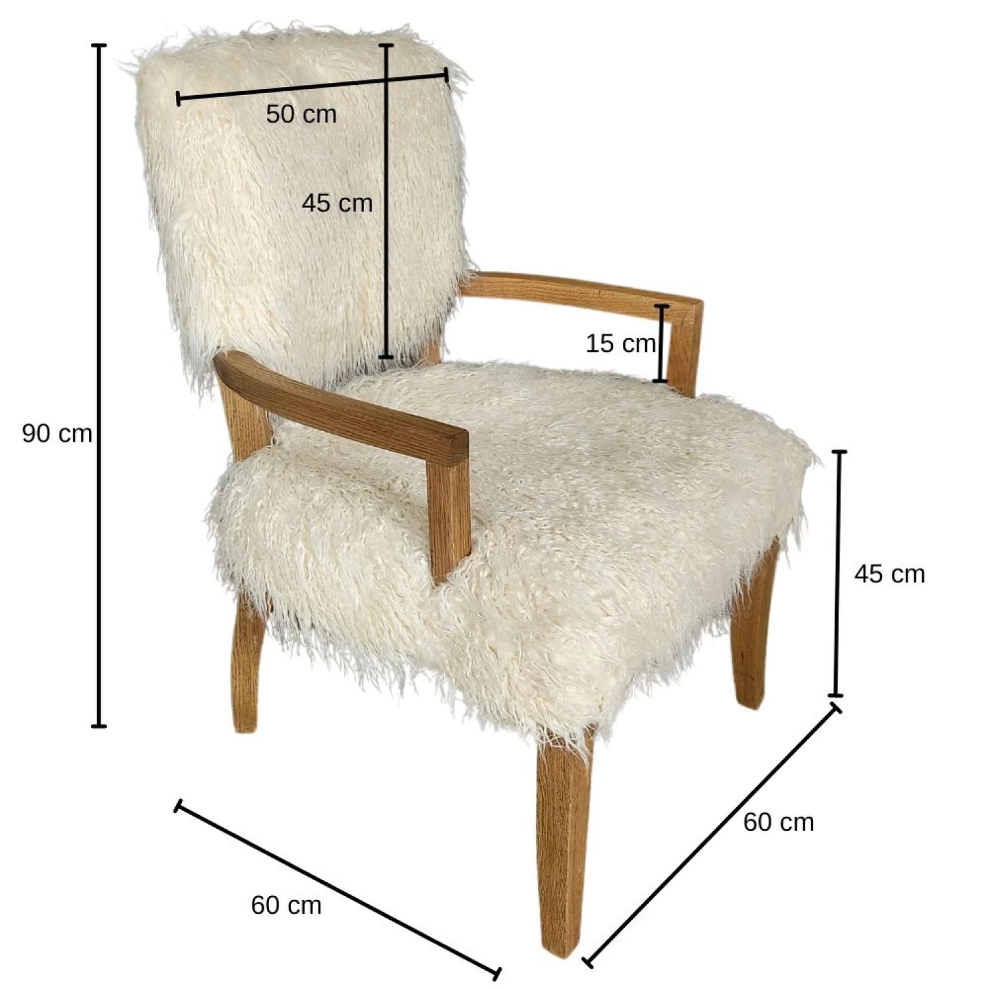 Butaca Ivory Faux