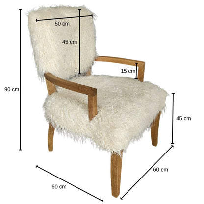Butaca Ivory Faux