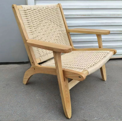 Butaca nórdica estilo Hans Wegner