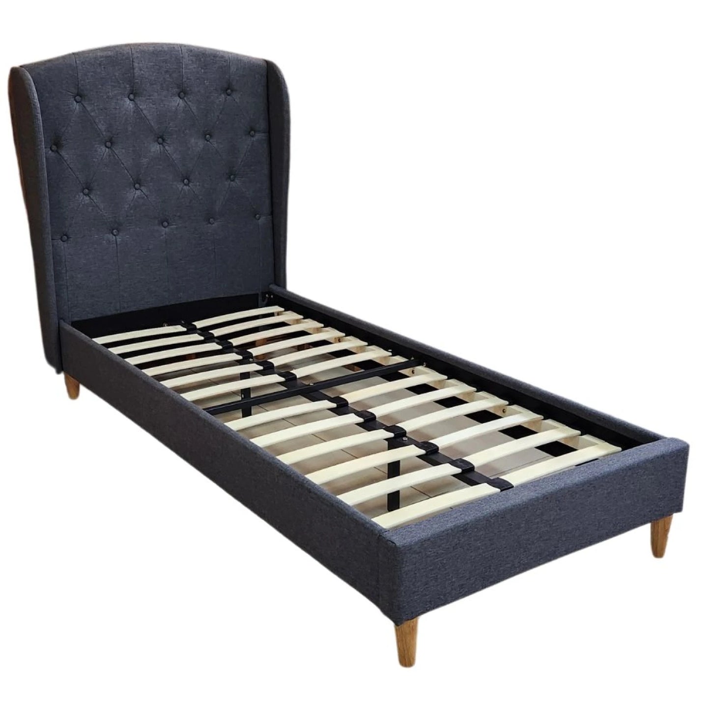 Cama 1 plaza con respaldo