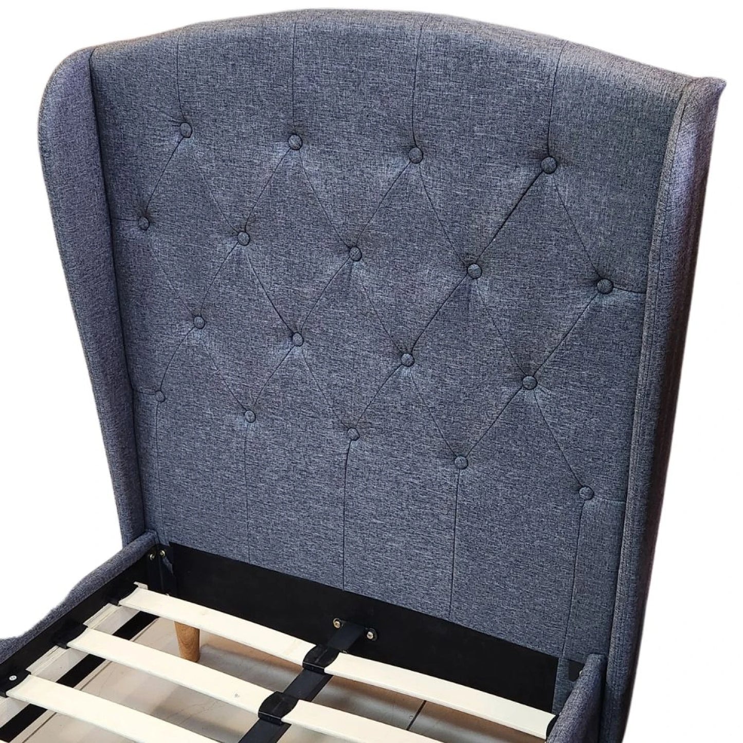 Cama 1 plaza con respaldo