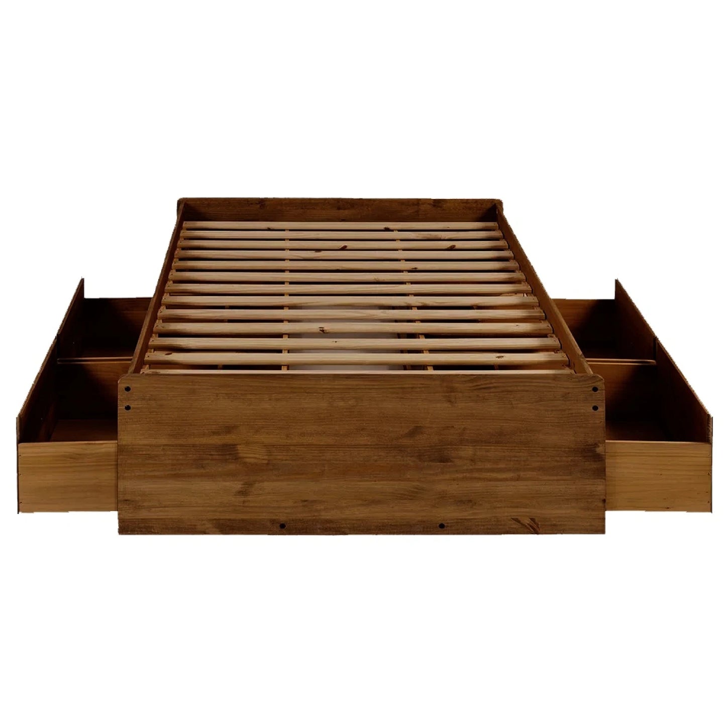 Cama 2 Plazas Linea Naturale C/cajones - ROBLE