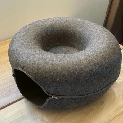 Cama - Cucha Dona Para Gato Mediano