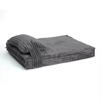 Cama para perro con almohada 80x60 cm