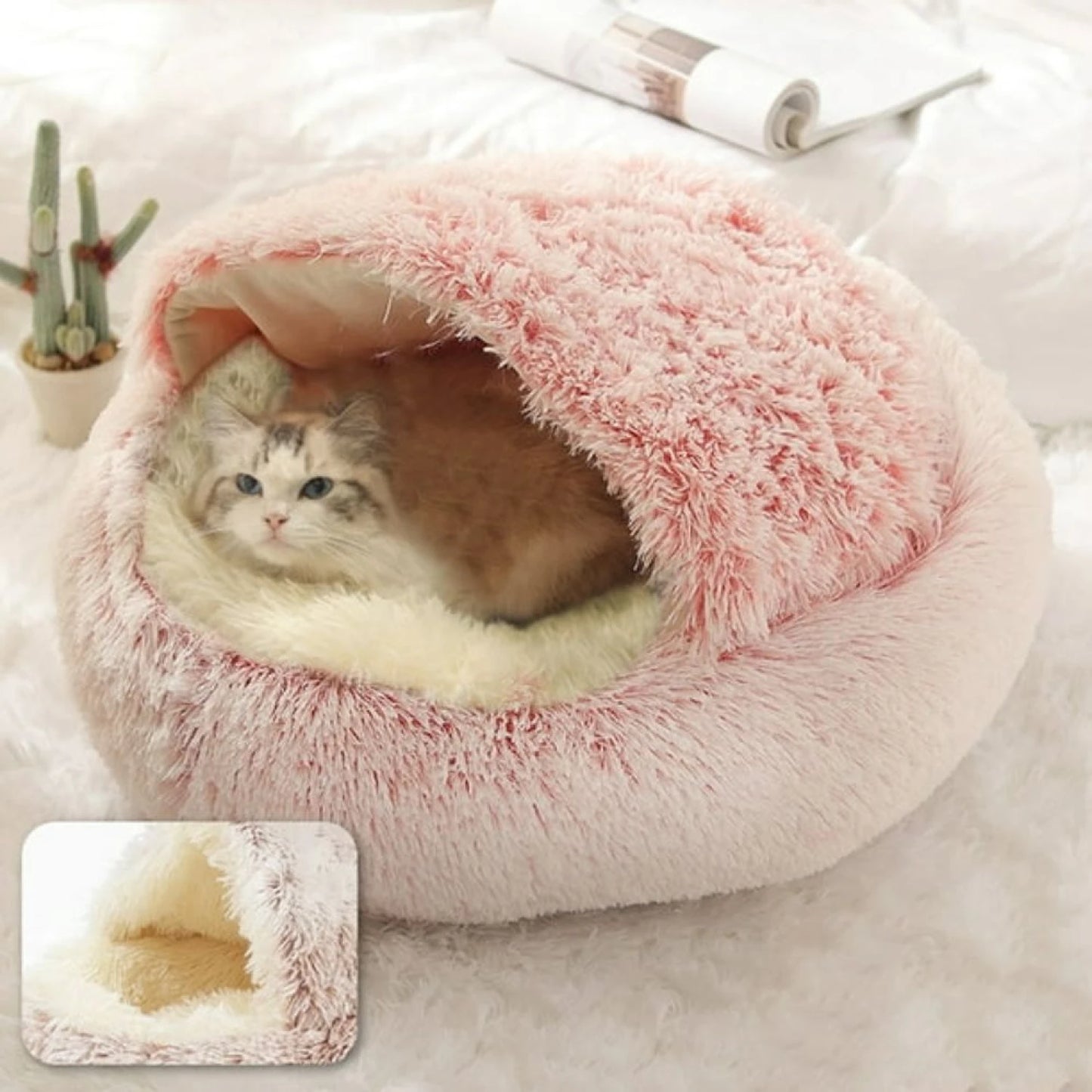 Cama Para Perro/Gato Mediano - Rosa