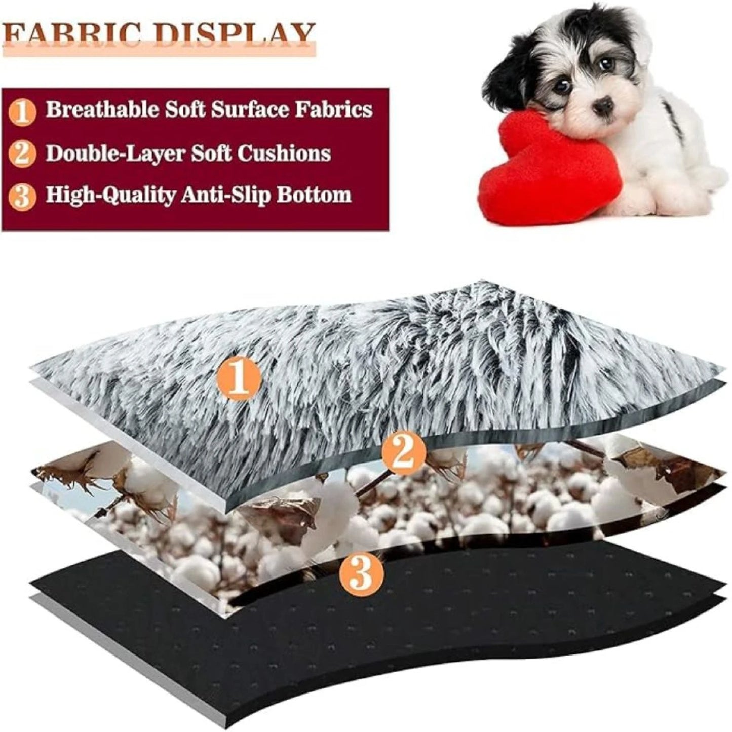 Cama Para Perro/Gato Mediano - Rosa