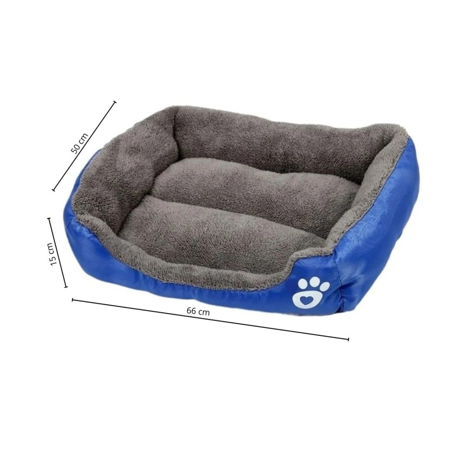 Cama Para Perro Mediano Tamaño L - Azul