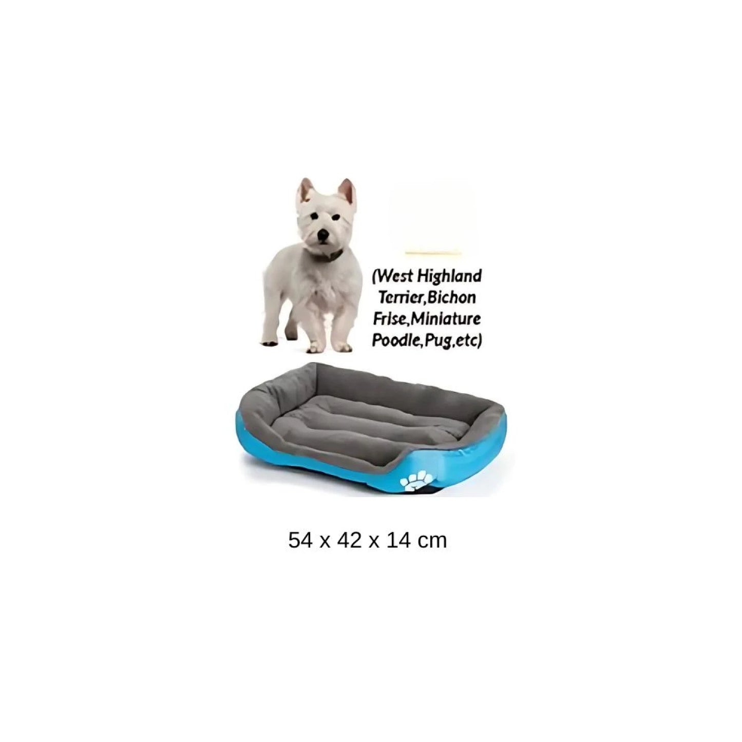 Cama Para Perro Pequeño - Azul