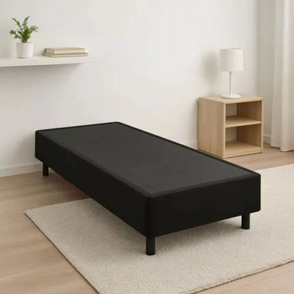 Cama SmartBox THM 1 Plaza 90x190 cm - Negro