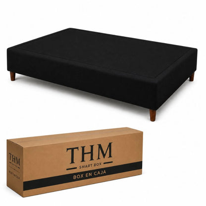 Cama SmartBox THM Plaza Y Media 110x190 cm - Negro