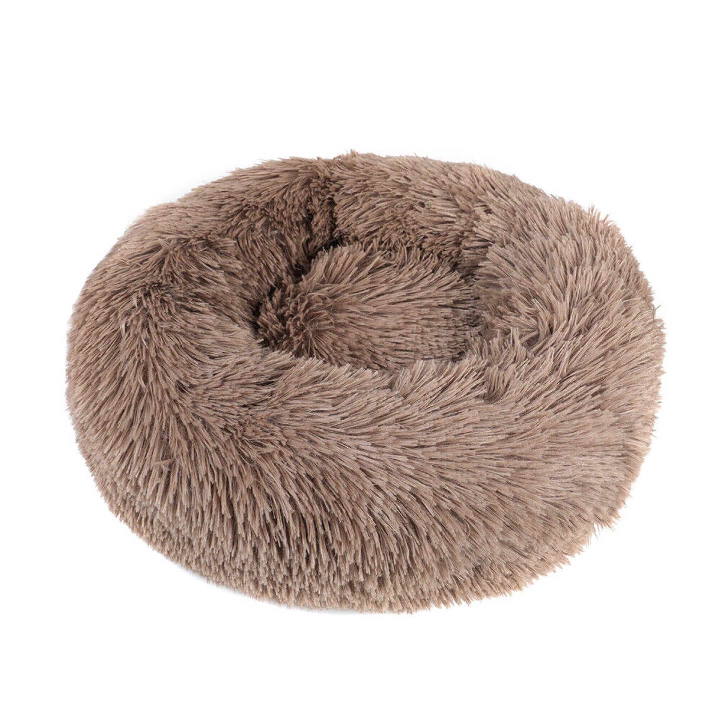 Cama tipo dona para Perro/Gato 60 cm - Marrón