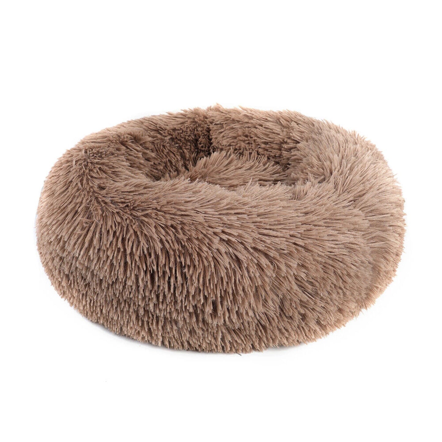Cama tipo dona para Perro/Gato 60 cm - Marrón