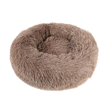 Cama tipo dona para Perro/Gato 80 cm - Marrón