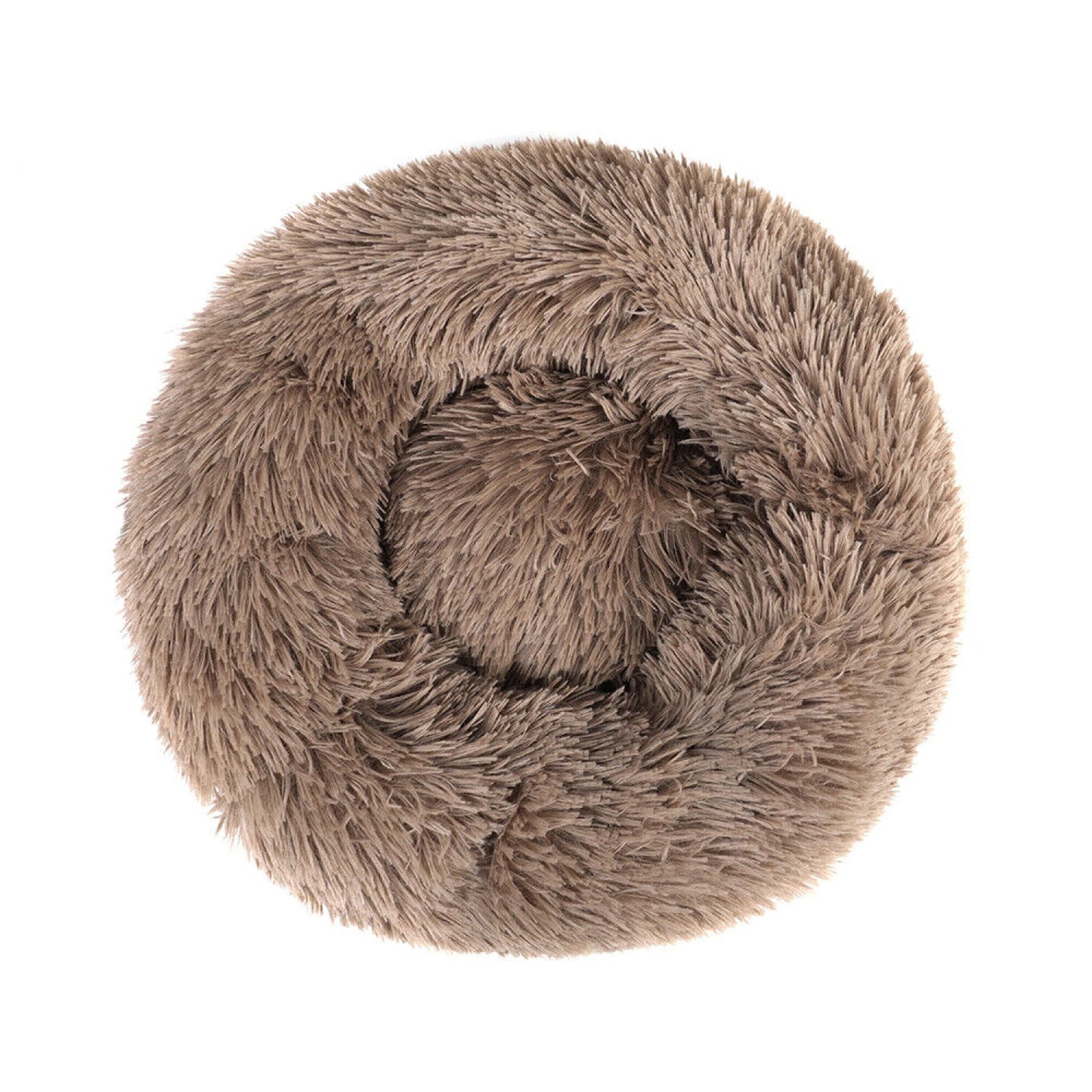 Cama tipo dona para Perro/Gato 80 cm - Marrón