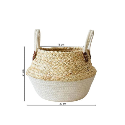 Canasto Seagrass 27 cm - Beige