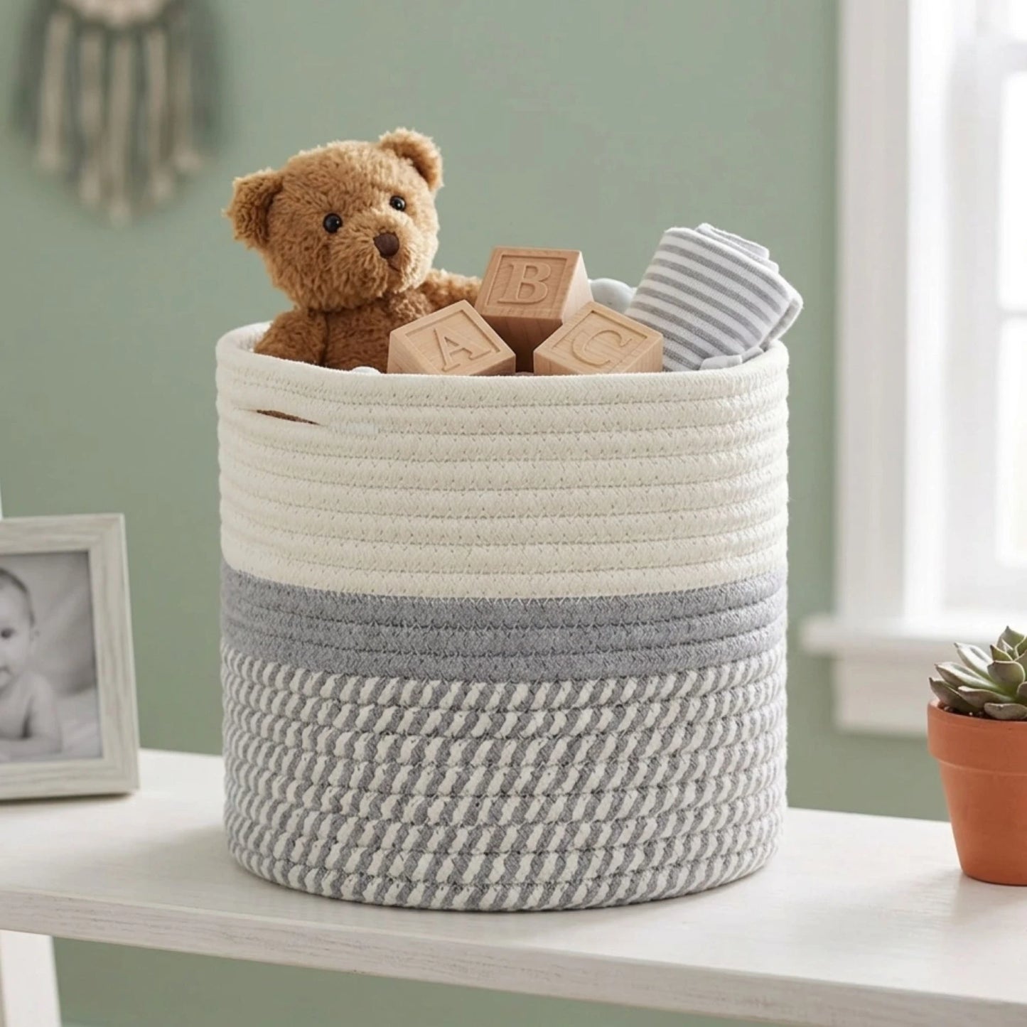 Canasto Seamix 20 cm - Gris