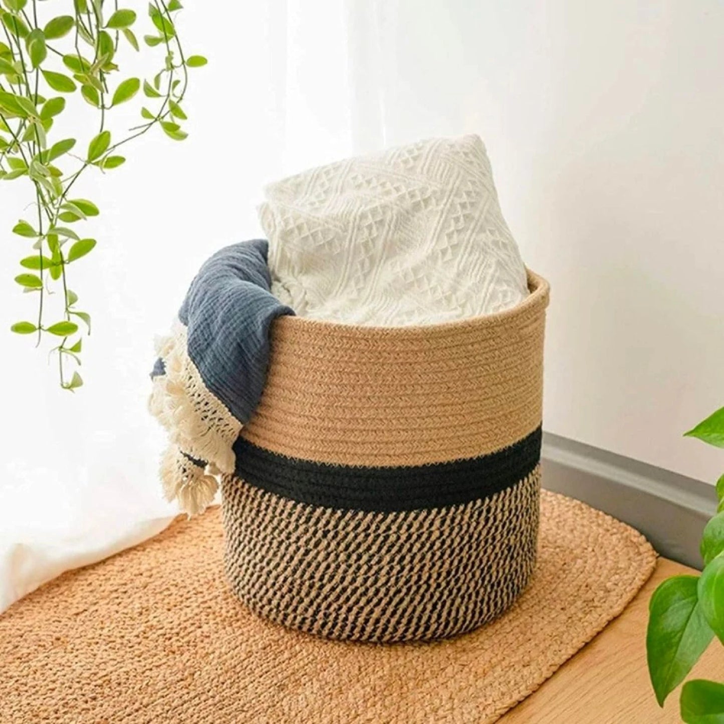 Canasto Seamix 25,5 cm - Azul