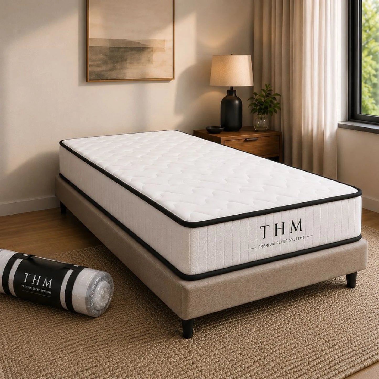 Colchon 1 plaza THM Memory Foam