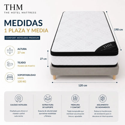 Colchon 1 plaza THM Mercury